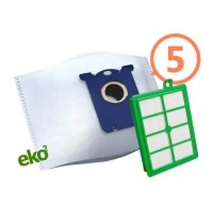 2SBAG MAX textilné vrecká 5 ks + HEPA filter do vysávačov Electrolux a Philips