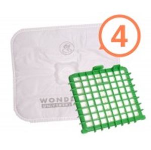 Vrecká Rowenta Wonderbag Universal 4 ks + orig. HEPA filter